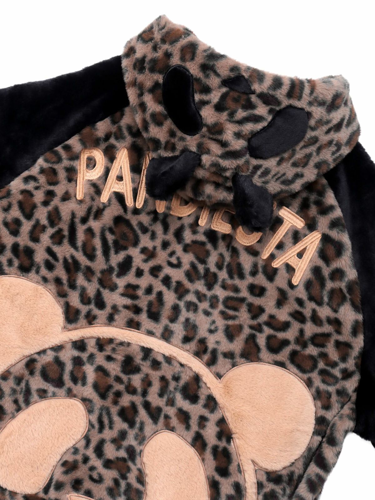 【PANDIESTA JAPAN】ラグラン切替フェイクファーなりきりZIPパーカー