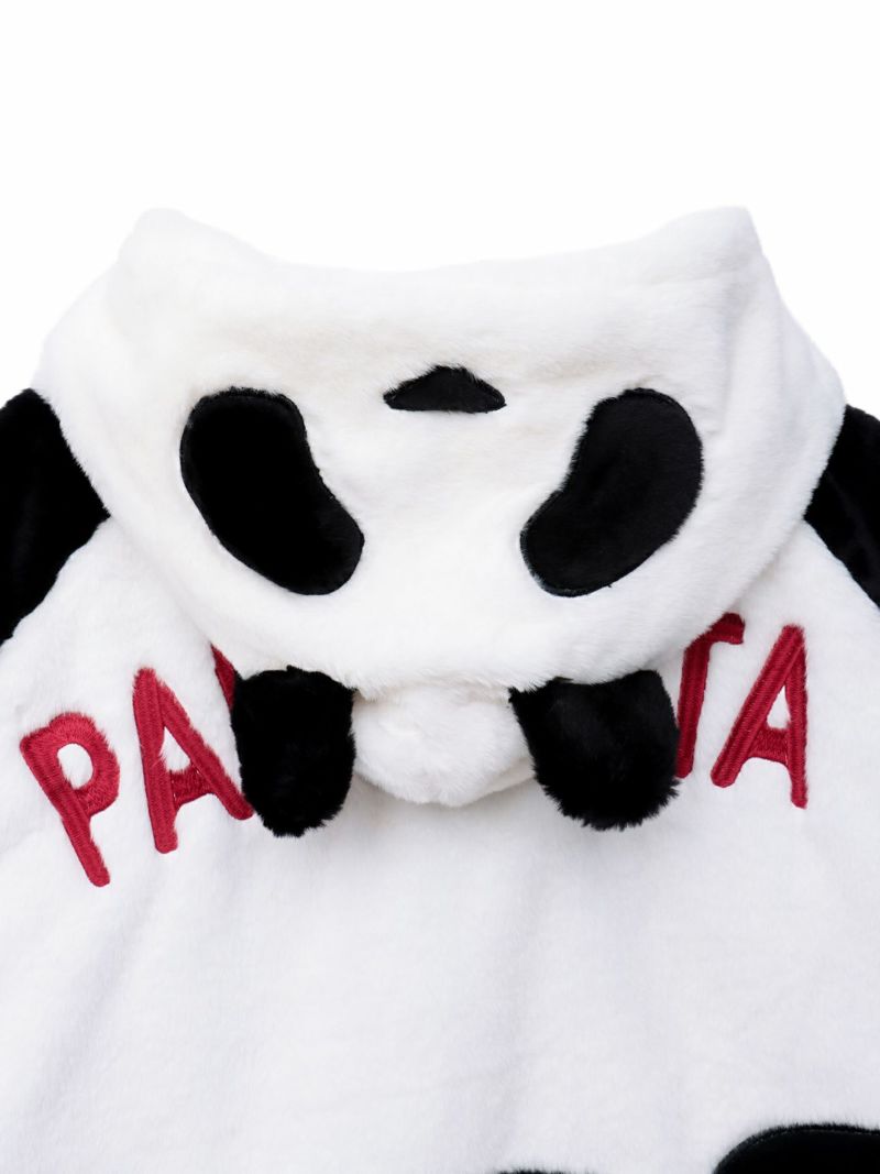 【PANDIESTA JAPAN】ラグラン切替フェイクファーなりきりZIPパーカー