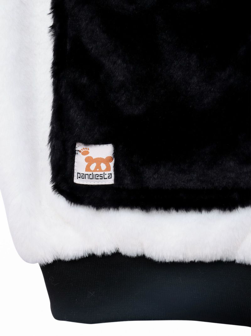 【PANDIESTA JAPAN】ラグラン切替フェイクファーなりきりZIPパーカー