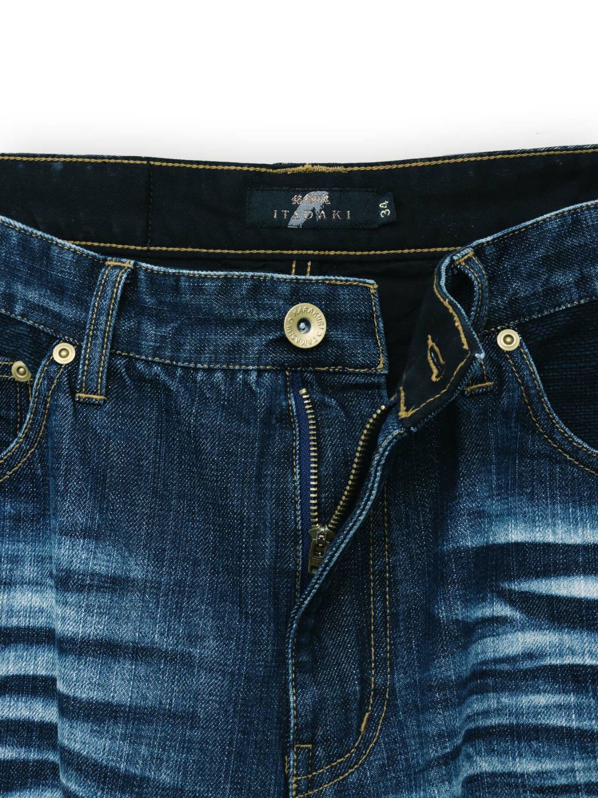  ＜予約＞【絡繰魂・頂】“蒼炎”鳳凰総刺繍デニムパンツ