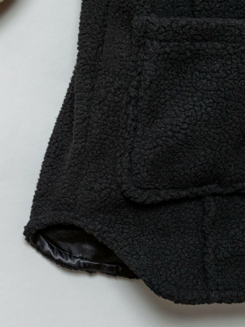 【今昔 -KON-JAKU-】“鮮やかな結晶”刺繍入りボアコート