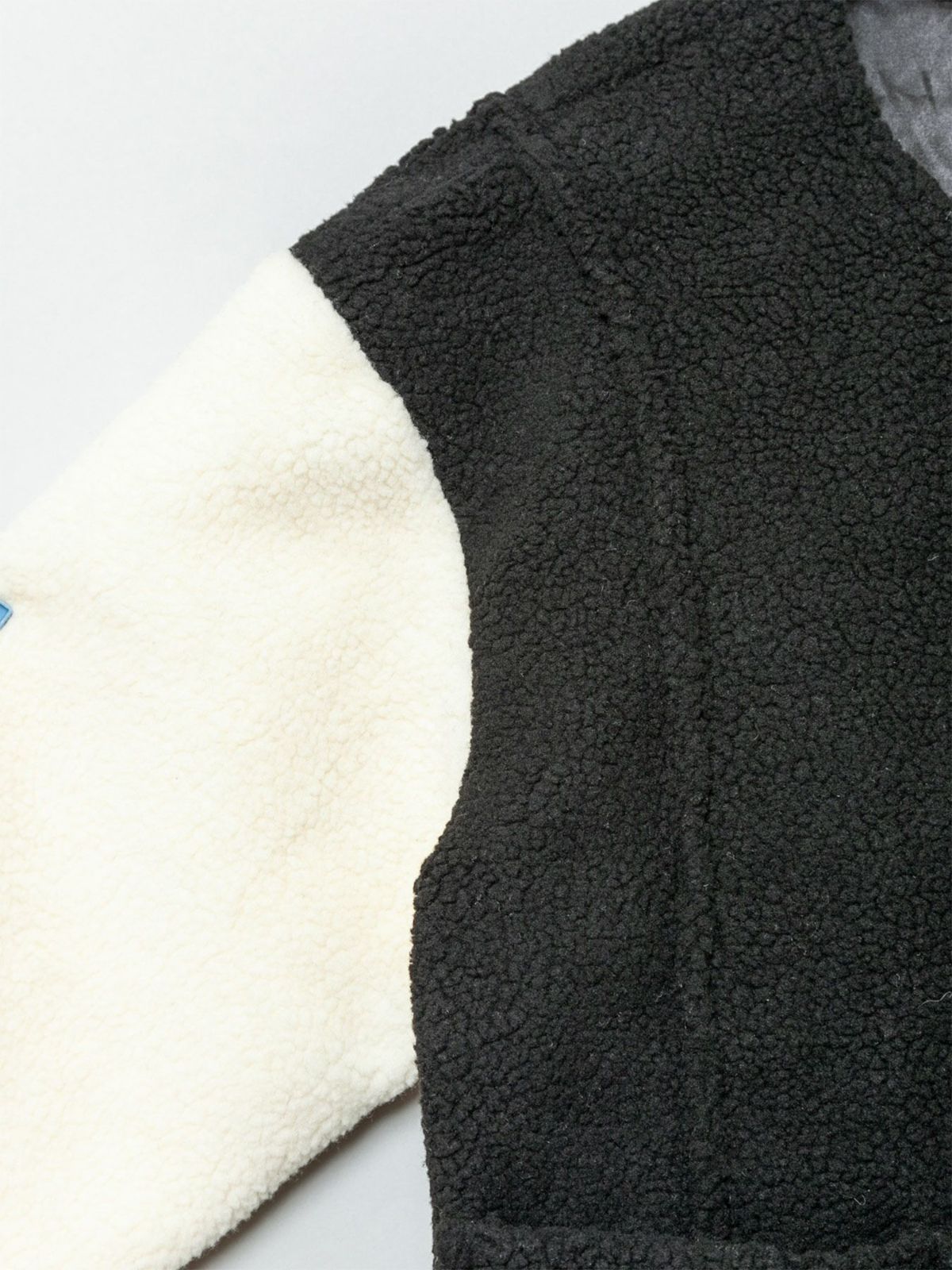 【今昔 -KON-JAKU-】“鮮やかな結晶”刺繍入りボアコート