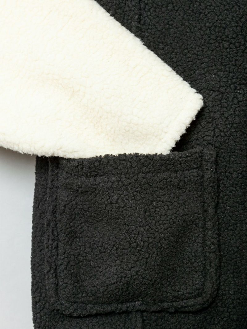 【今昔 -KON-JAKU-】“鮮やかな結晶”刺繍入りボアコート