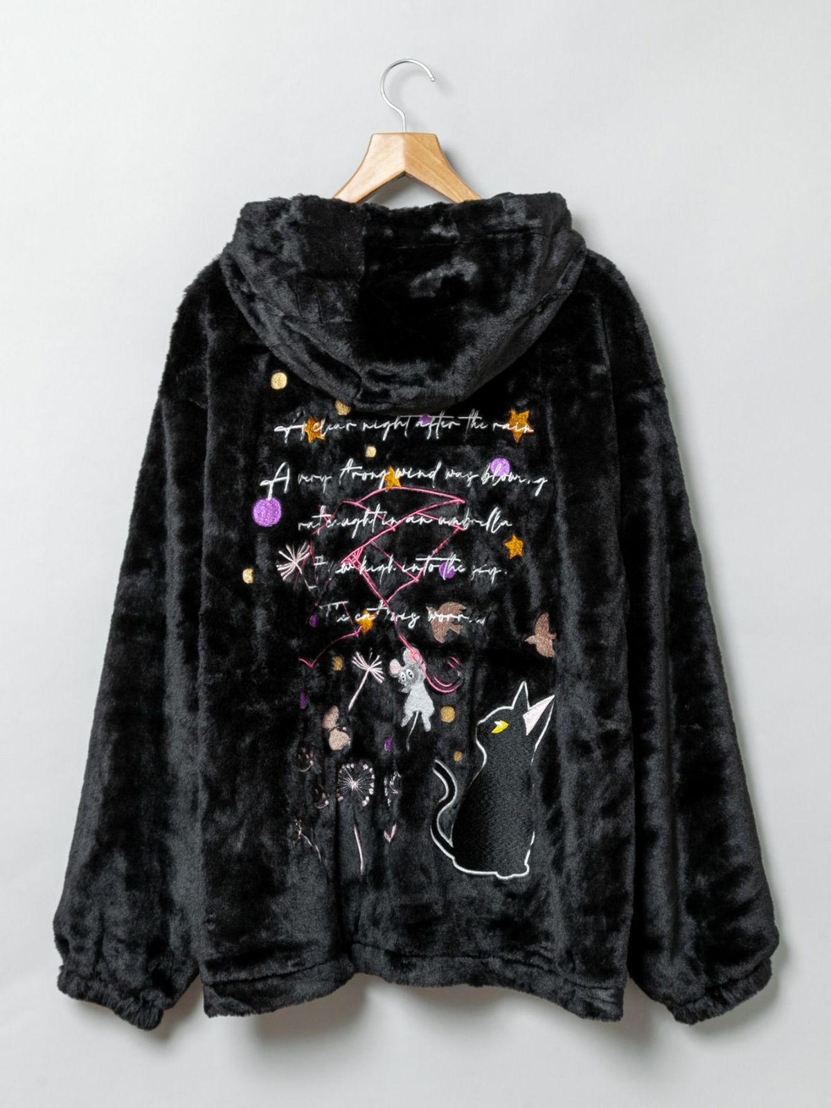 【LiN】“Lamy & Earl雨上がりの午後”フェイクファーZIPパーカー