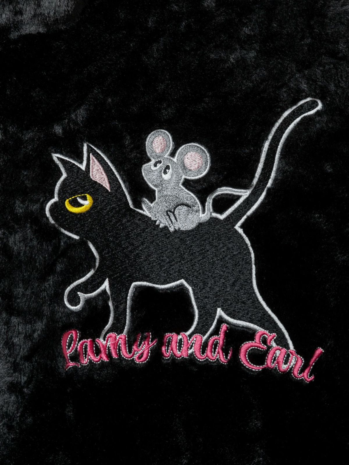 【LiN】“Lamy & Earl雨上がりの午後”フェイクファーZIPパーカー