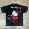 【絡繰魂×HELLO KITTY】“さくらとキティ”刺繍入りTシャツ