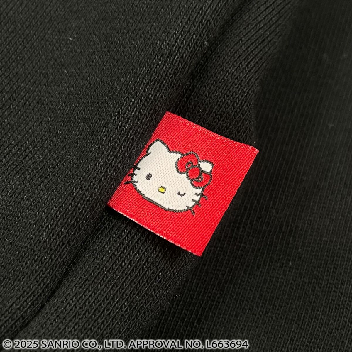 【絡繰魂×HELLO KITTY】“さくらとキティ”刺繍入りTシャツ