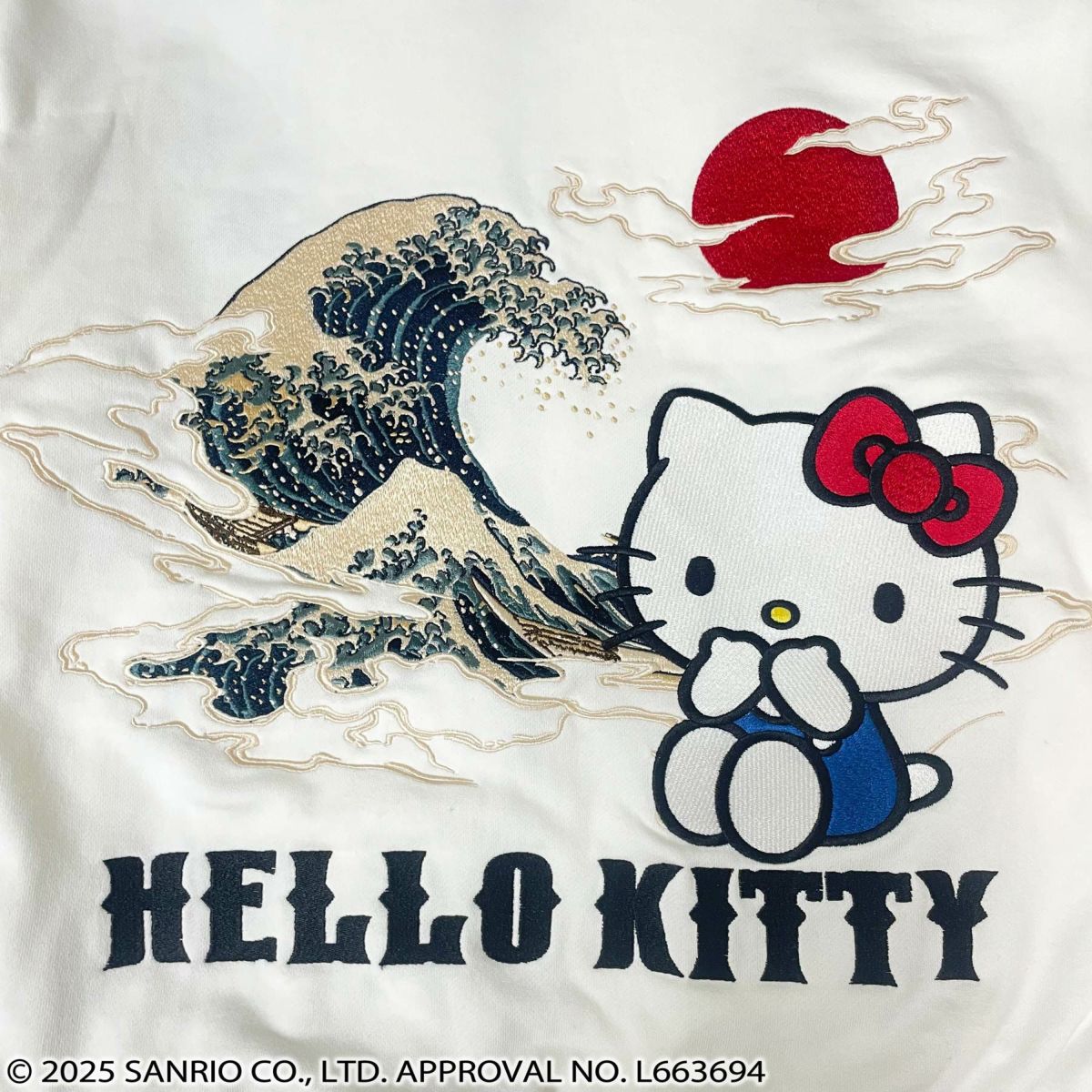 【絡繰魂×HELLO KITTY】“UKIYOE”刺入りZIPパーカー