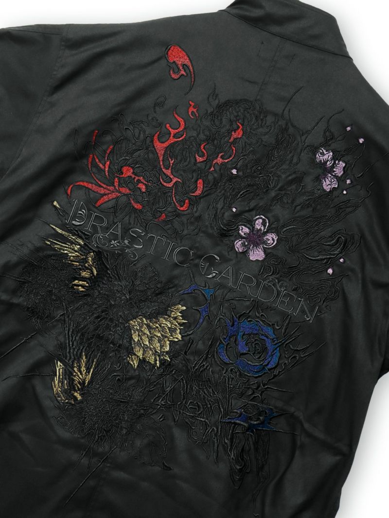  【DRASTIC GARDEN】“劇薬ノ園”刺繍入り3WAYモッズコート