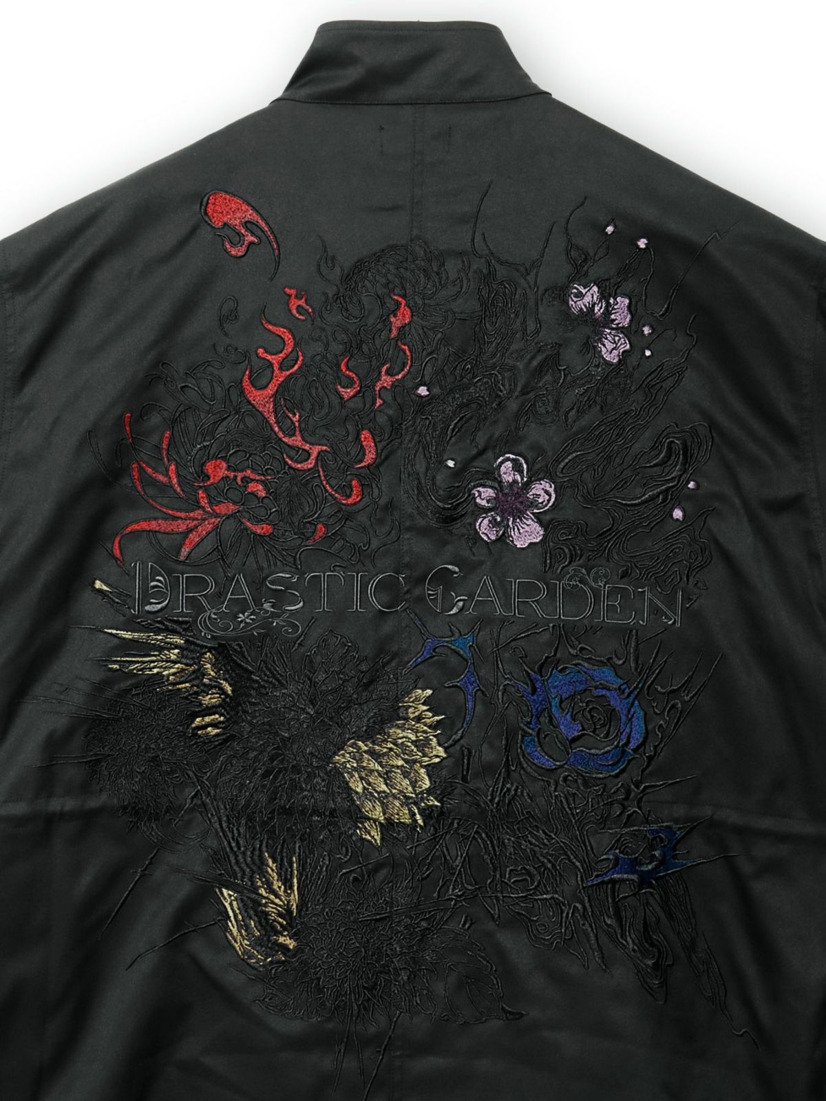  【DRASTIC GARDEN】“劇薬ノ園”刺繍入り3WAYモッズコート