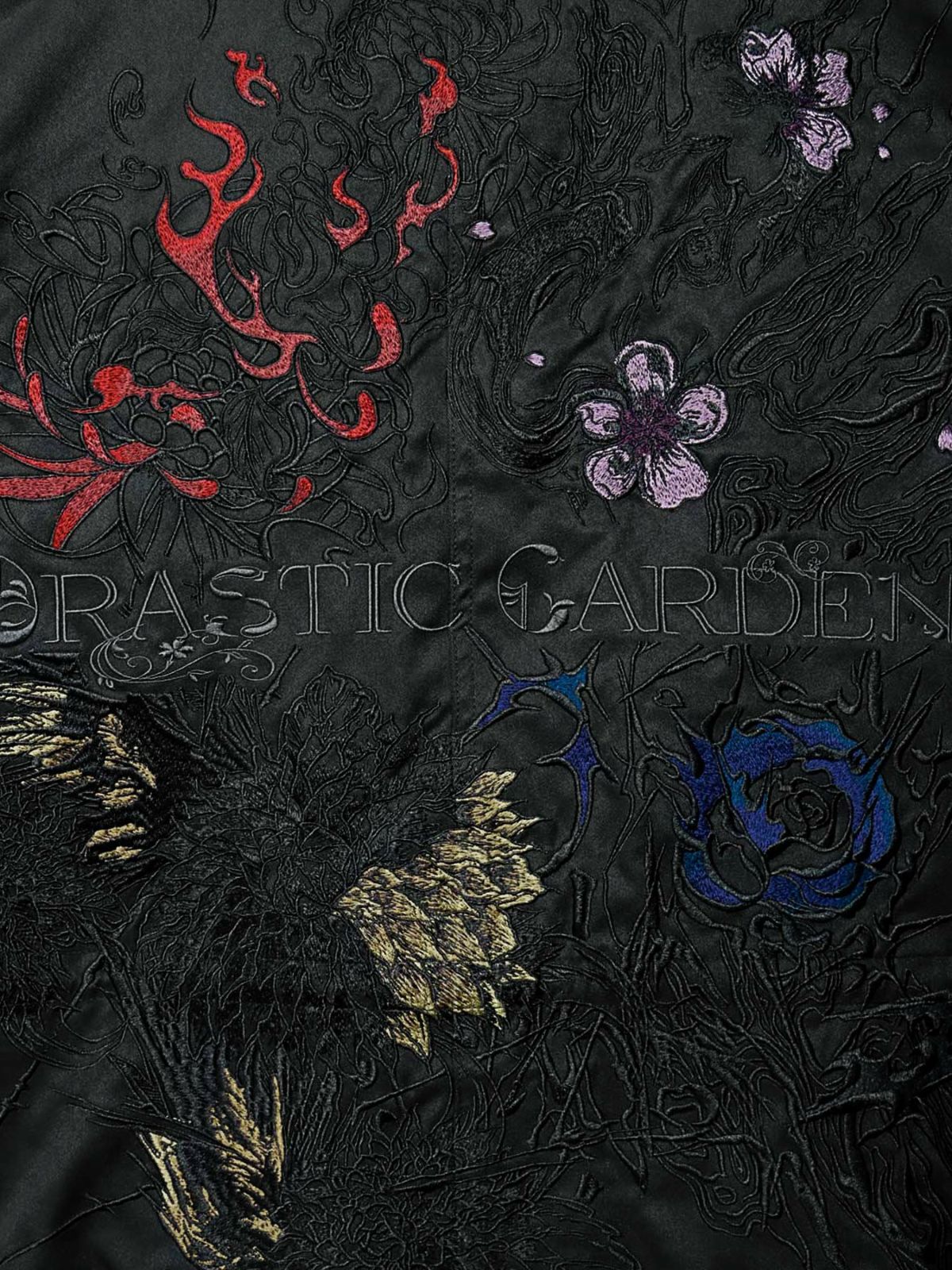  【DRASTIC GARDEN】“劇薬ノ園”刺繍入り3WAYモッズコート