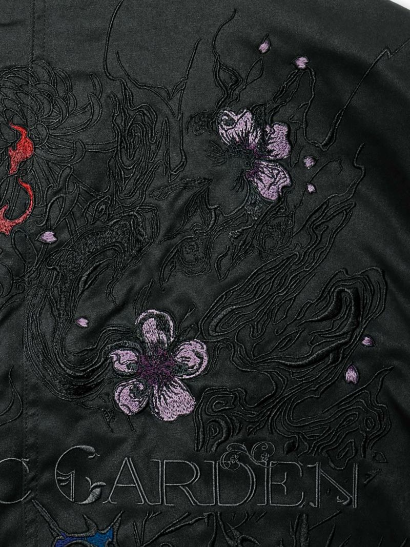  【DRASTIC GARDEN】“劇薬ノ園”刺繍入り3WAYモッズコート