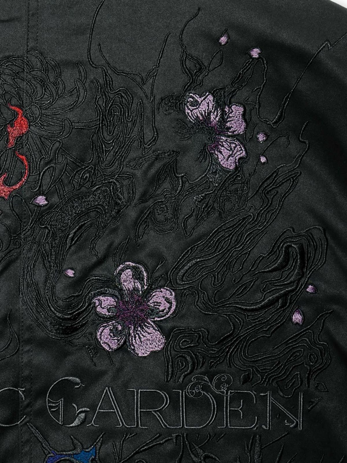  【DRASTIC GARDEN】“劇薬ノ園”刺繍入り3WAYモッズコート