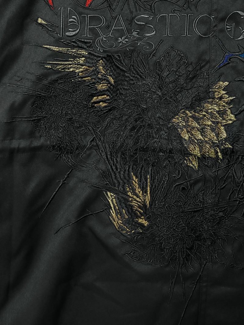  【DRASTIC GARDEN】“劇薬ノ園”刺繍入り3WAYモッズコート
