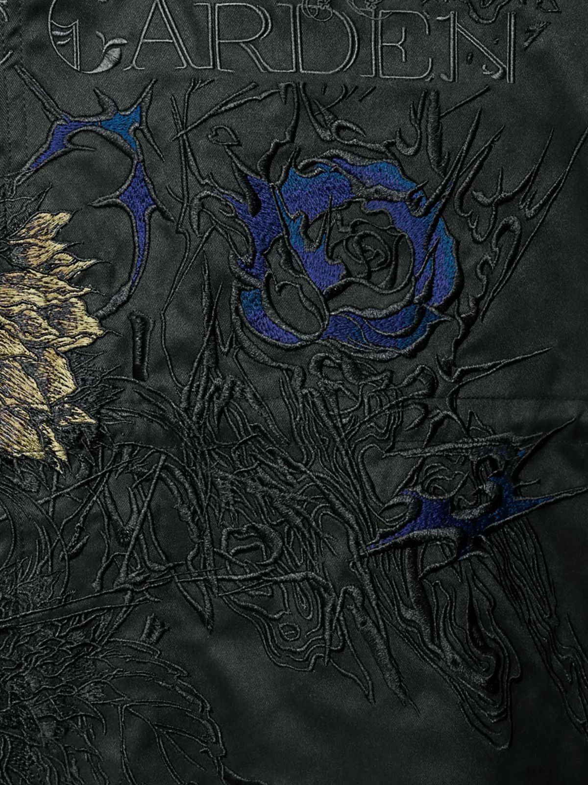  【DRASTIC GARDEN】“劇薬ノ園”刺繍入り3WAYモッズコート