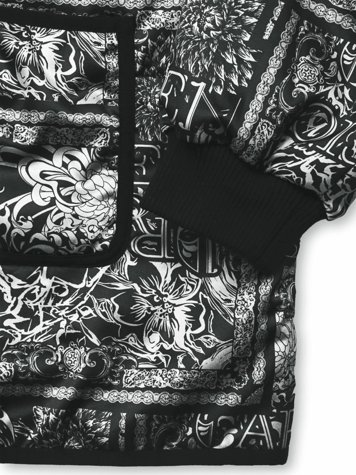  【DRASTIC GARDEN】“劇薬ノ園”刺繍入り3WAYモッズコート