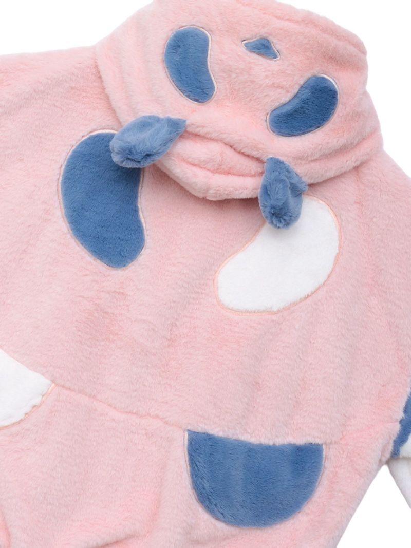 【PANDIESTA JAPAN】“逆さまパンダ”切替フェイクファーなりきりZIPパーカー