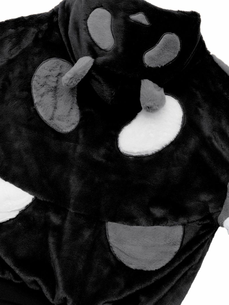 【PANDIESTA JAPAN】“逆さまパンダ”切替フェイクファーなりきりZIPパーカー