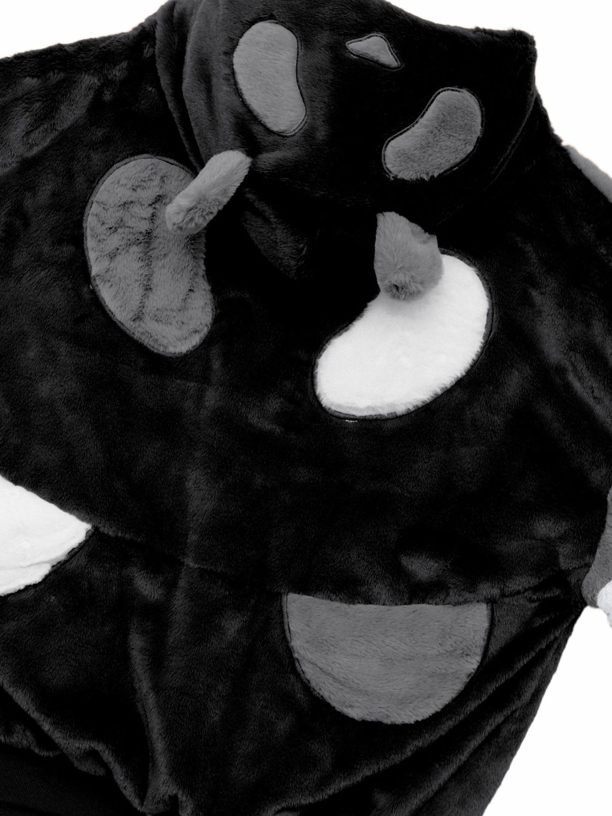 【PANDIESTA JAPAN】“逆さまパンダ”切替フェイクファーなりきりZIPパーカー