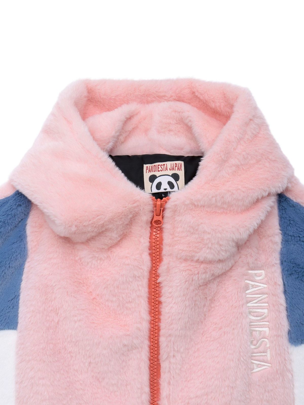 【PANDIESTA JAPAN】“逆さまパンダ”切替フェイクファーなりきりZIPパーカー