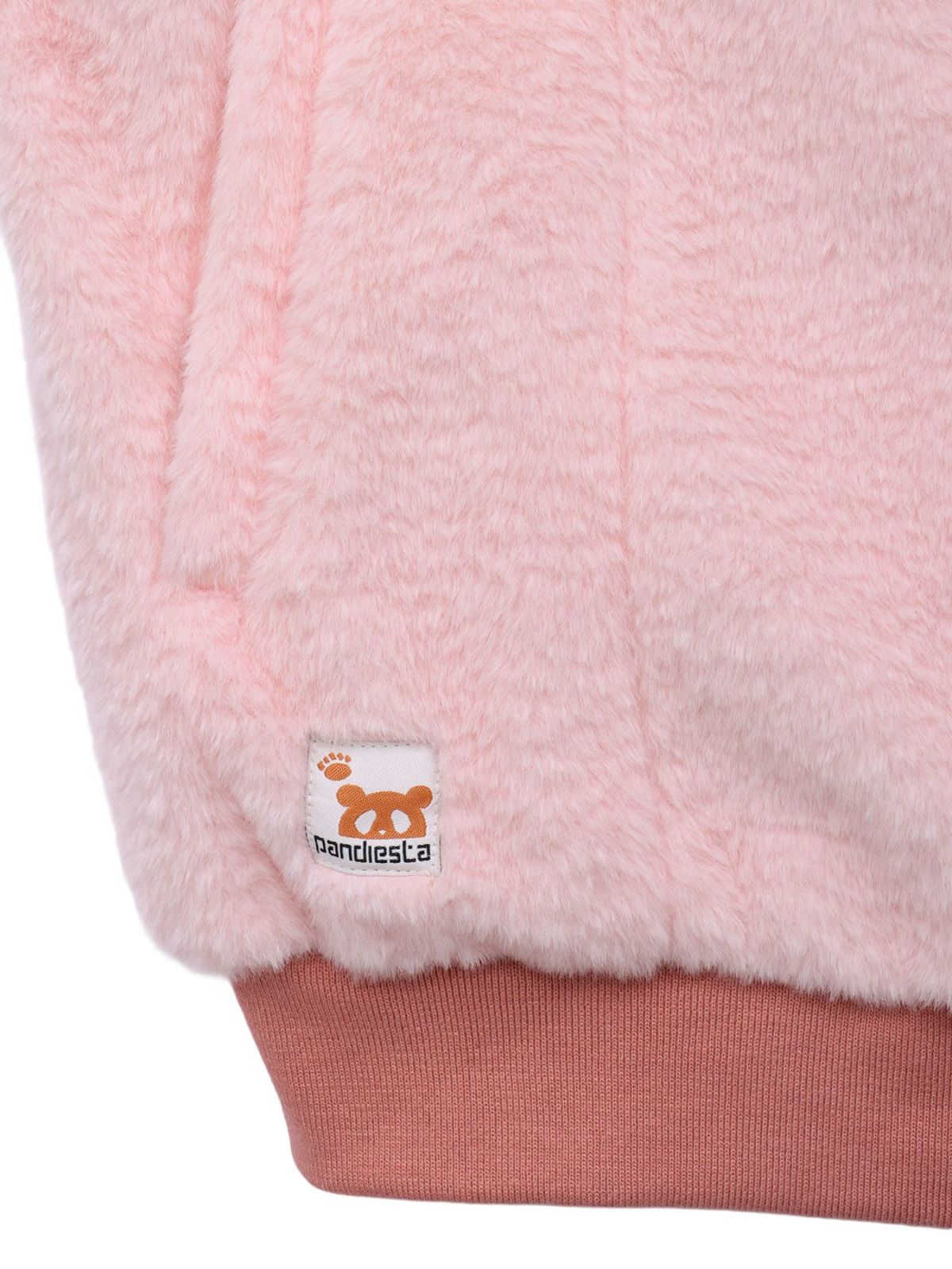  【PANDIESTA JAPAN】“逆さまパンダ”切替フェイクファーなりきりZIPパーカー