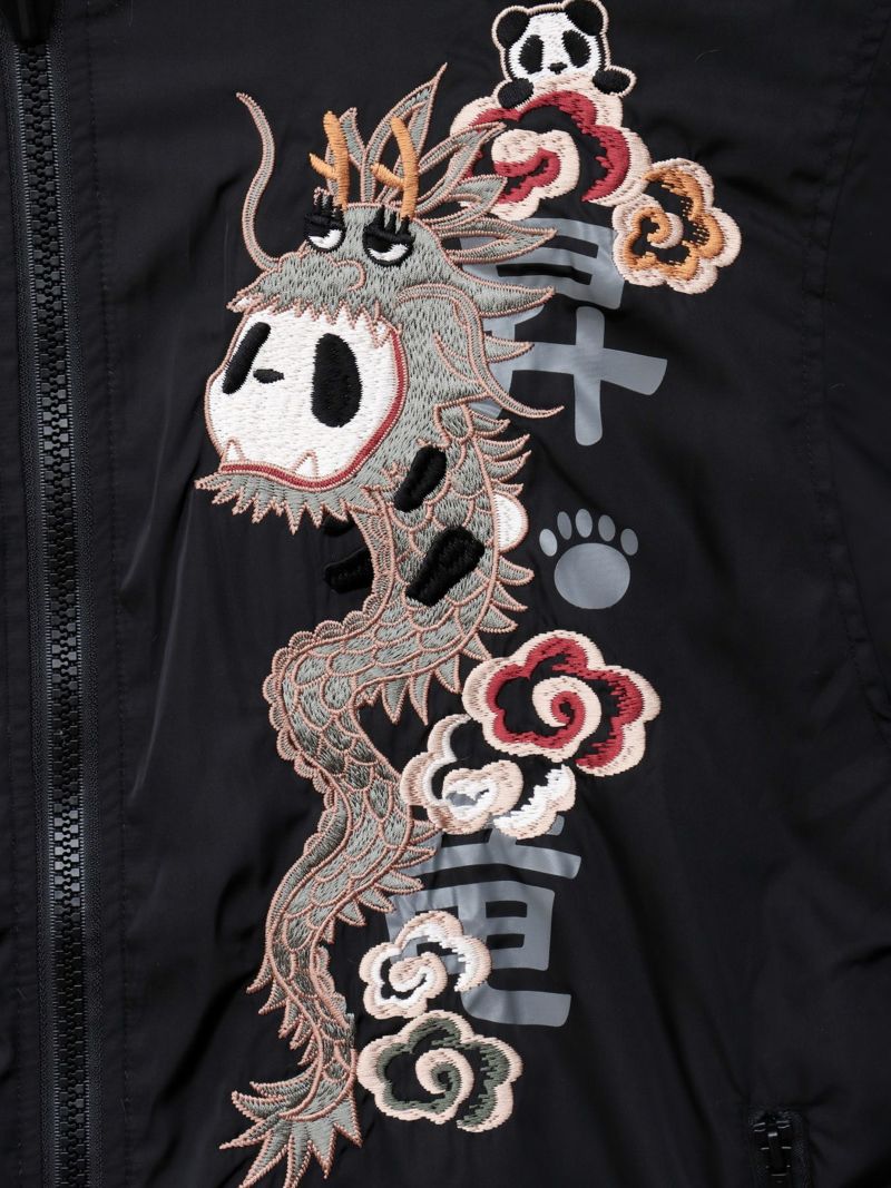  【PANDIESTA JAPAN】“パンドラゴン昇龍”刺繍入りリバーシブルMA-1