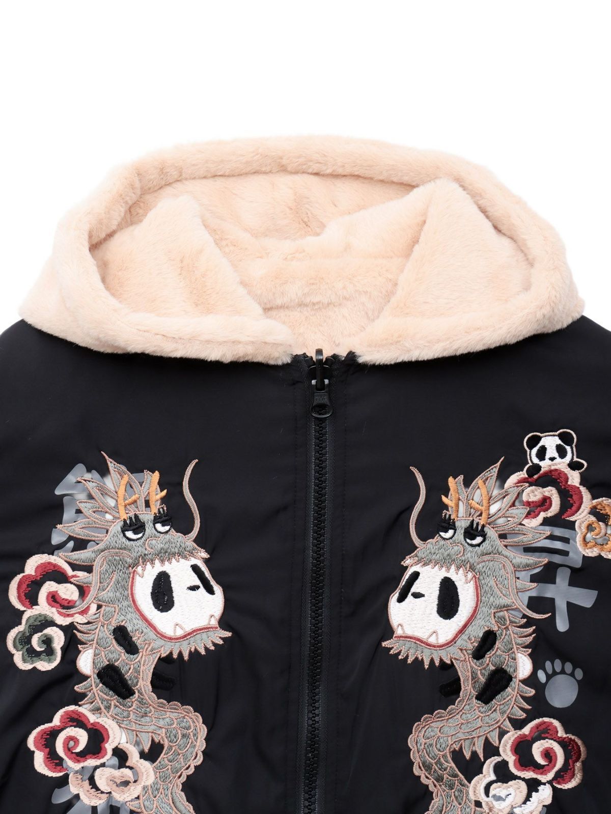  【PANDIESTA JAPAN】“パンドラゴン昇龍”刺繍入りリバーシブルMA-1