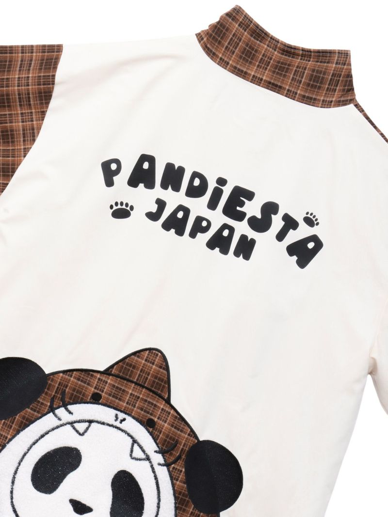 【PANDIESTA JAPAN】“サメパンダ”BIGシルエットチェック切替ジャケット
