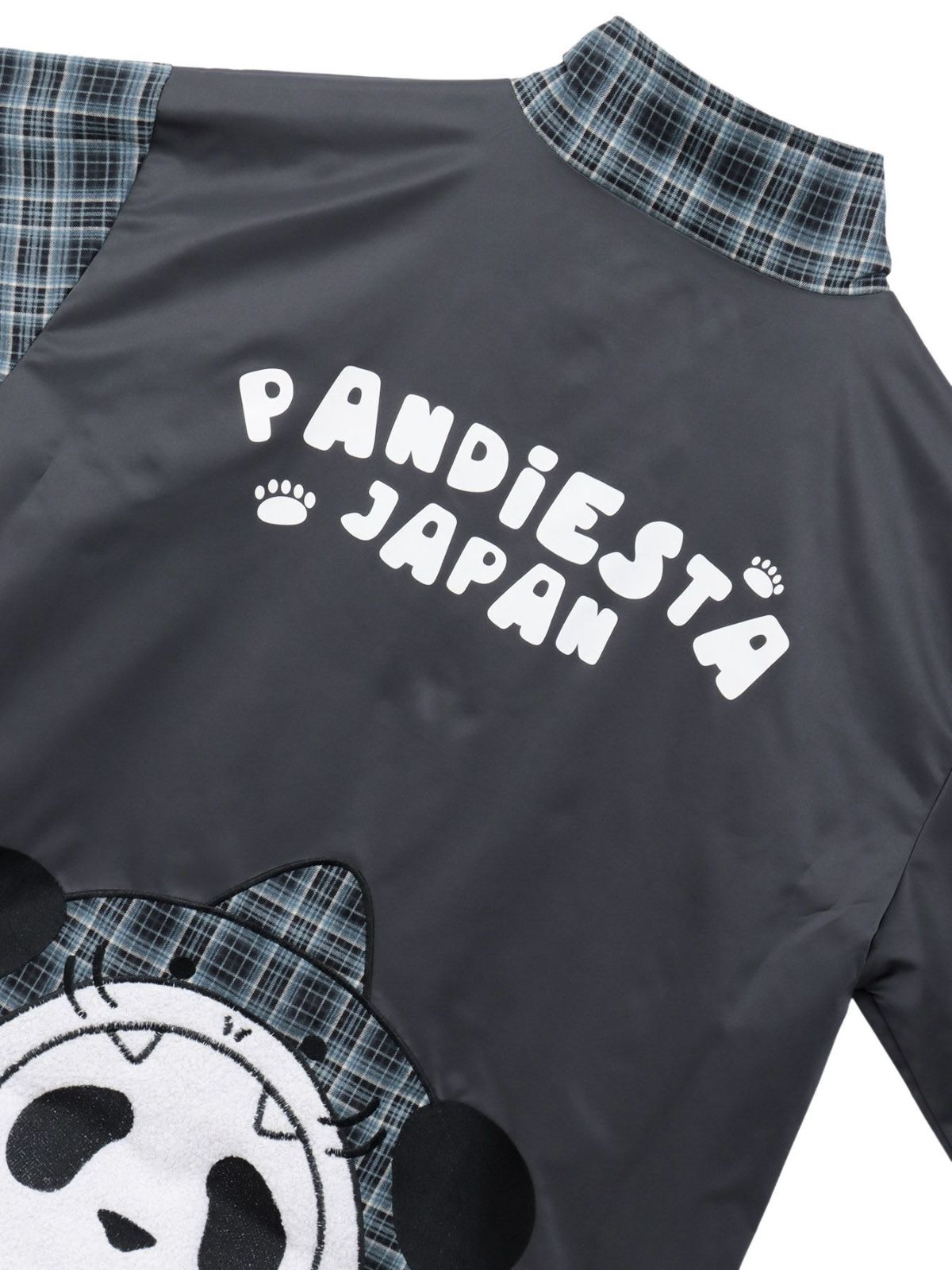 【PANDIESTA JAPAN】“サメパンダ”BIGシルエットチェック切替ジャケット