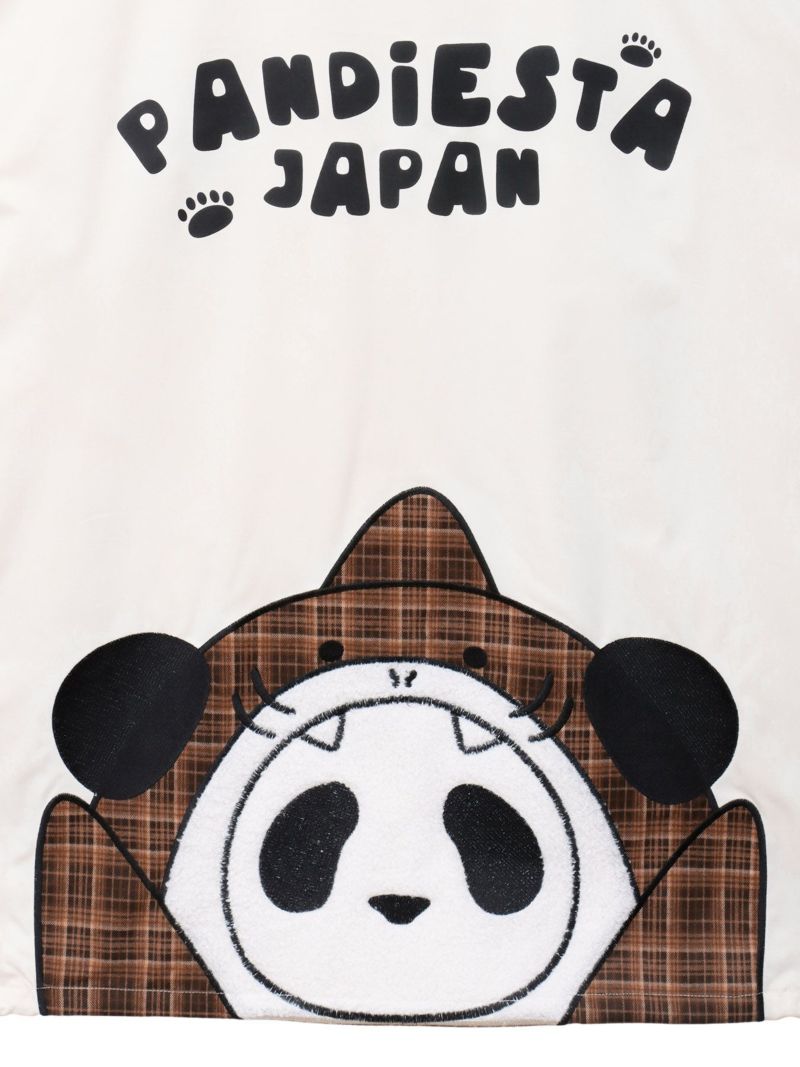 【PANDIESTA JAPAN】“サメパンダ”BIGシルエットチェック切替ジャケット