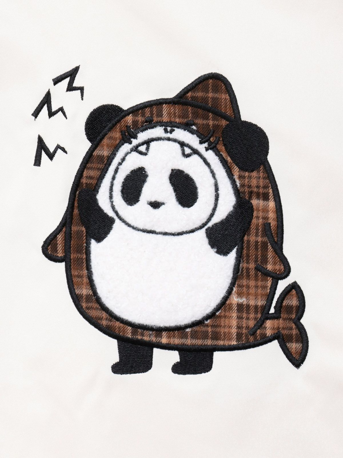 【PANDIESTA JAPAN】“サメパンダ”BIGシルエットチェック切替ジャケット