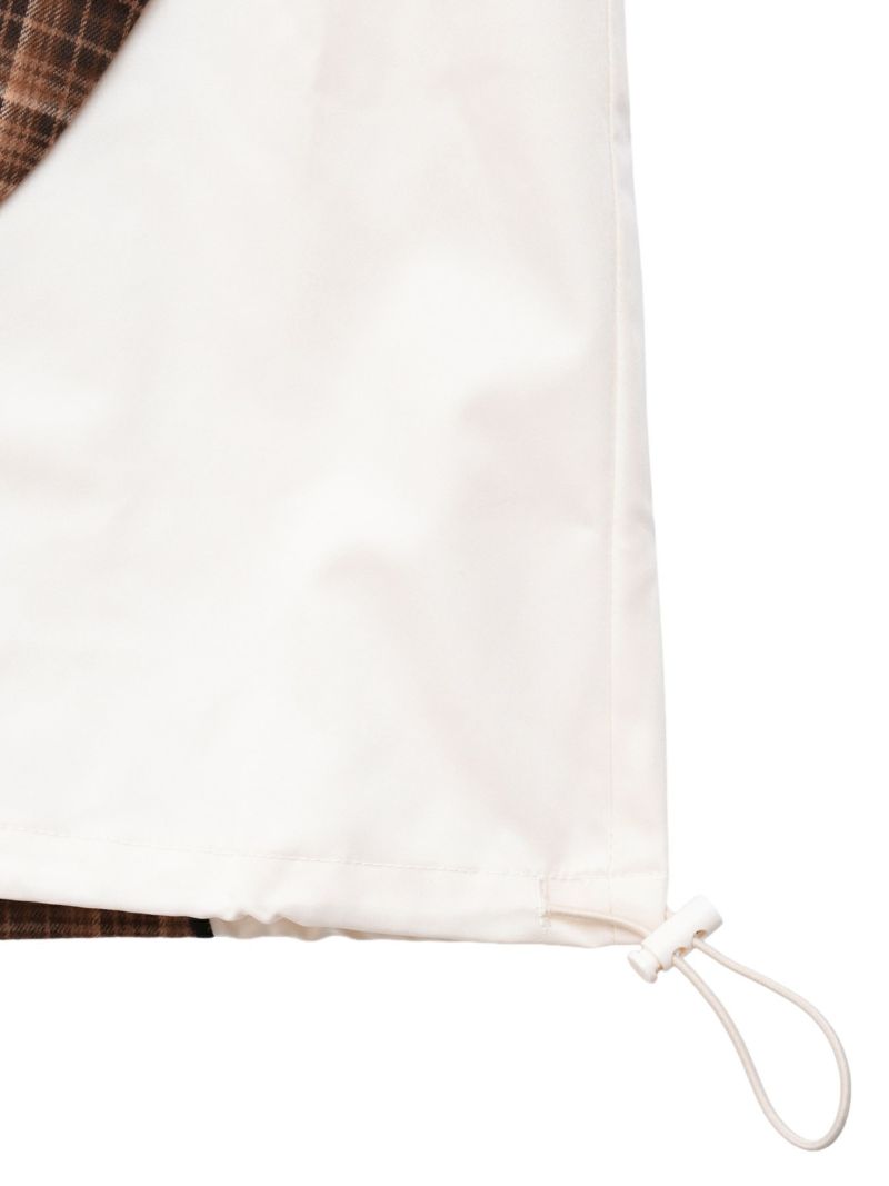 【PANDIESTA JAPAN】“サメパンダ”BIGシルエットチェック切替ジャケット