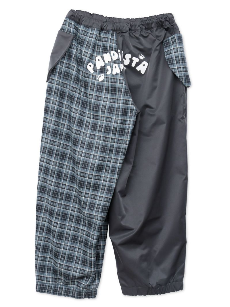 【PANDIESTA JAPAN】“サメパンダ”BIGシルエットチェック切替パンツ