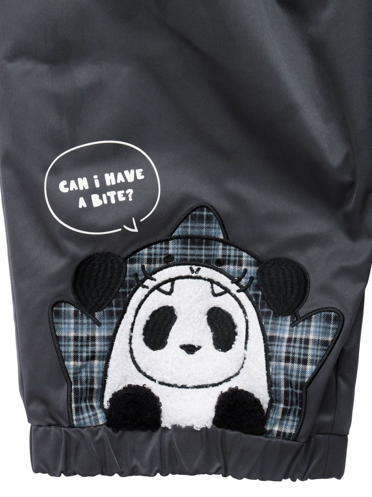 【PANDIESTA JAPAN】“サメパンダ”BIGシルエットチェック切替パンツ