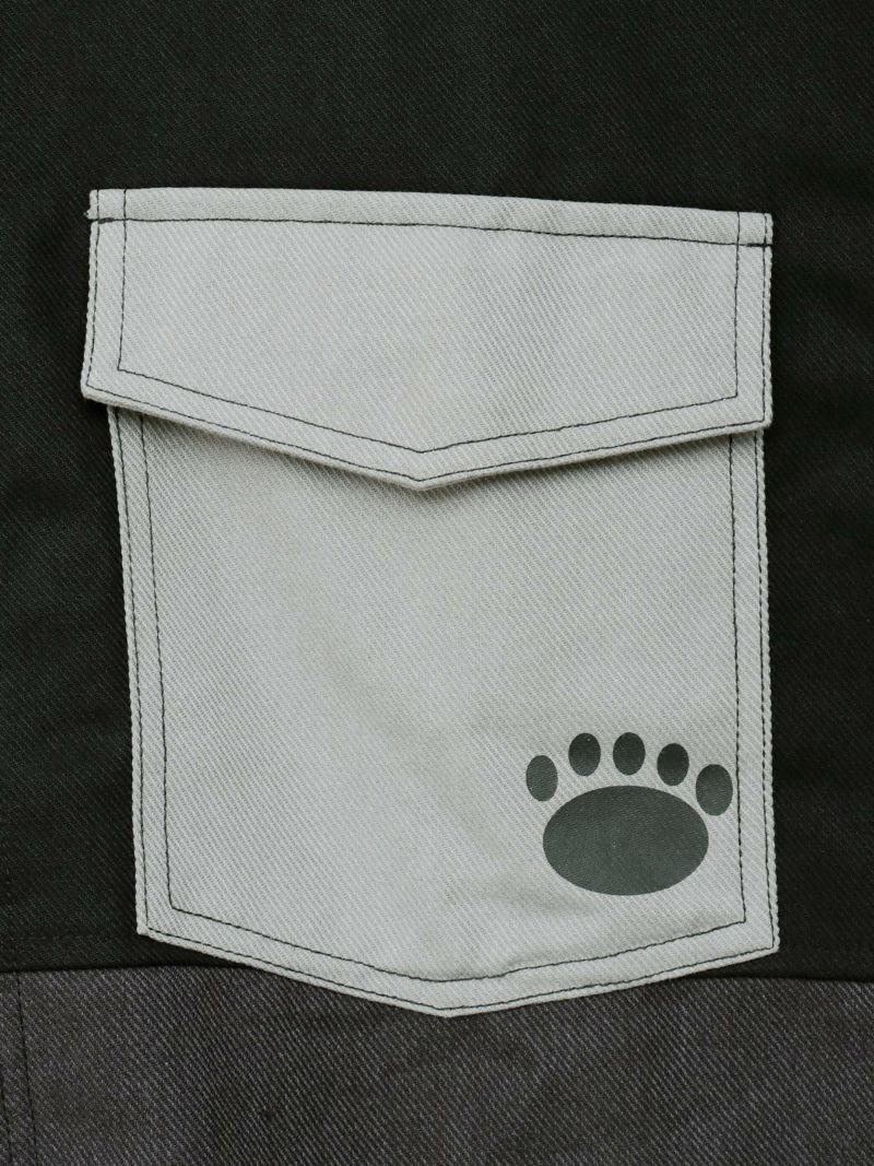 【PANDIESTA JAPAN】リメイク風切替BIGシルエットカバーオール