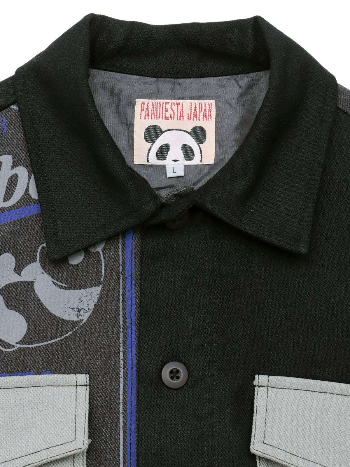 【PANDIESTA JAPAN】リメイク風切替BIGシルエットカバーオール