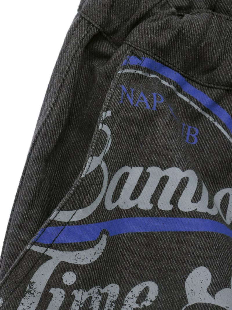 【PANDIESTA JAPAN】リメイク風切替BIGシルエットワイドカーゴパンツ