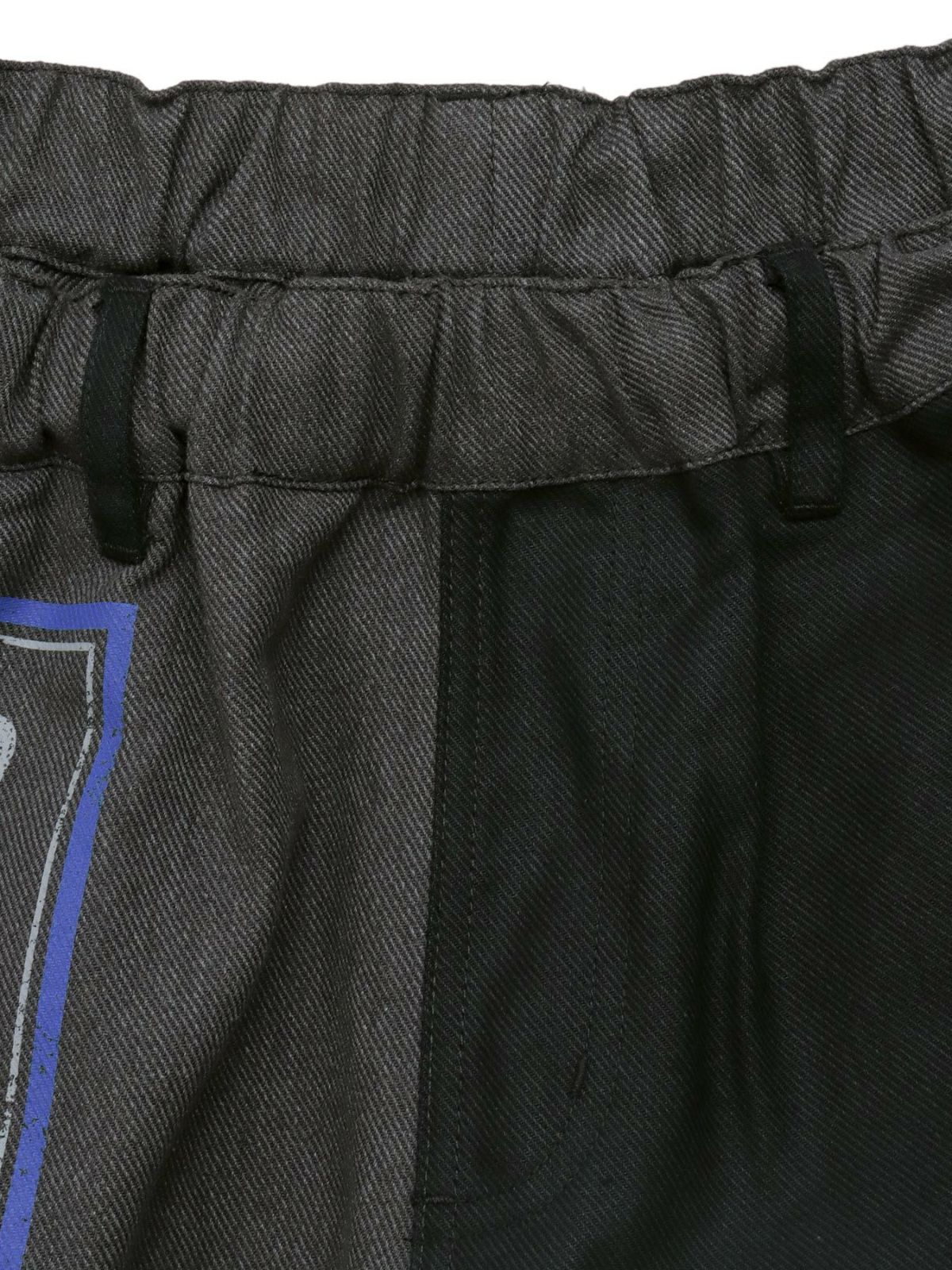 【PANDIESTA JAPAN】リメイク風切替BIGシルエットワイドカーゴパンツ