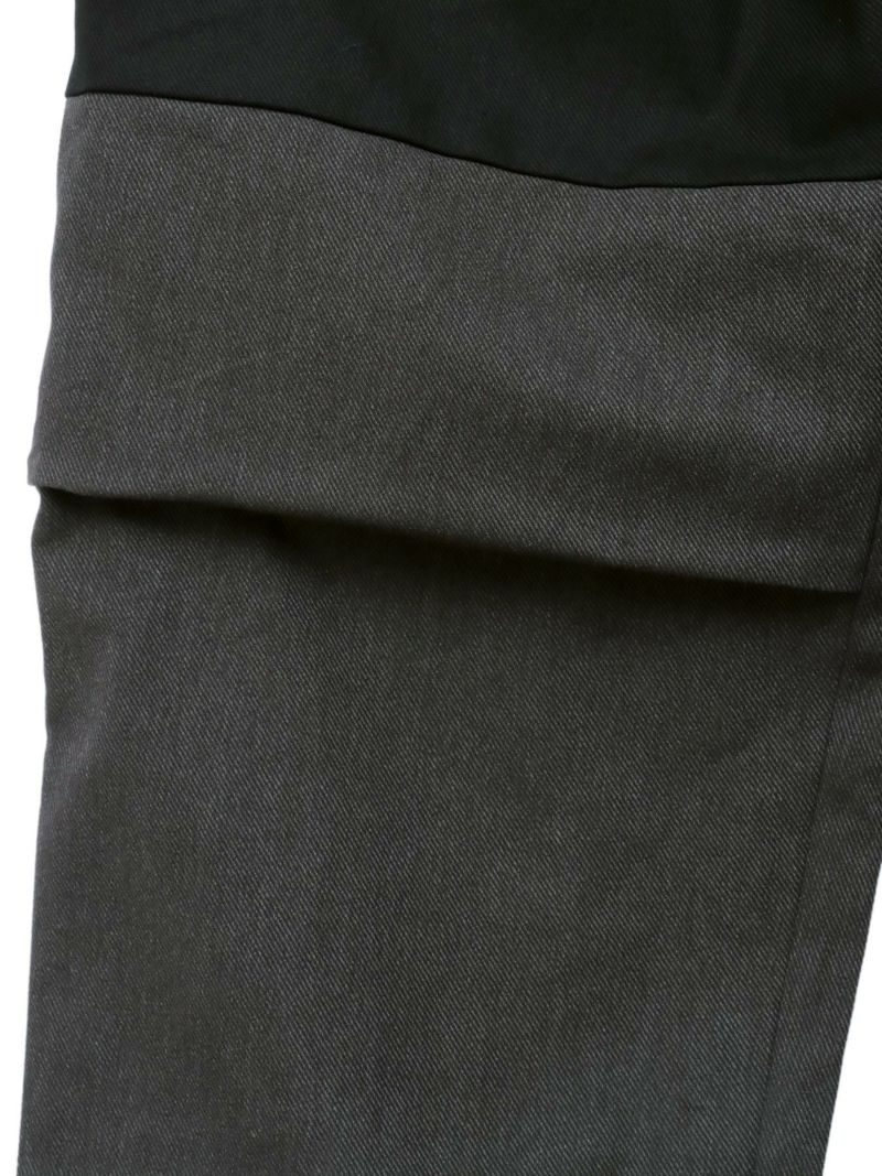 【PANDIESTA JAPAN】リメイク風切替BIGシルエットワイドカーゴパンツ