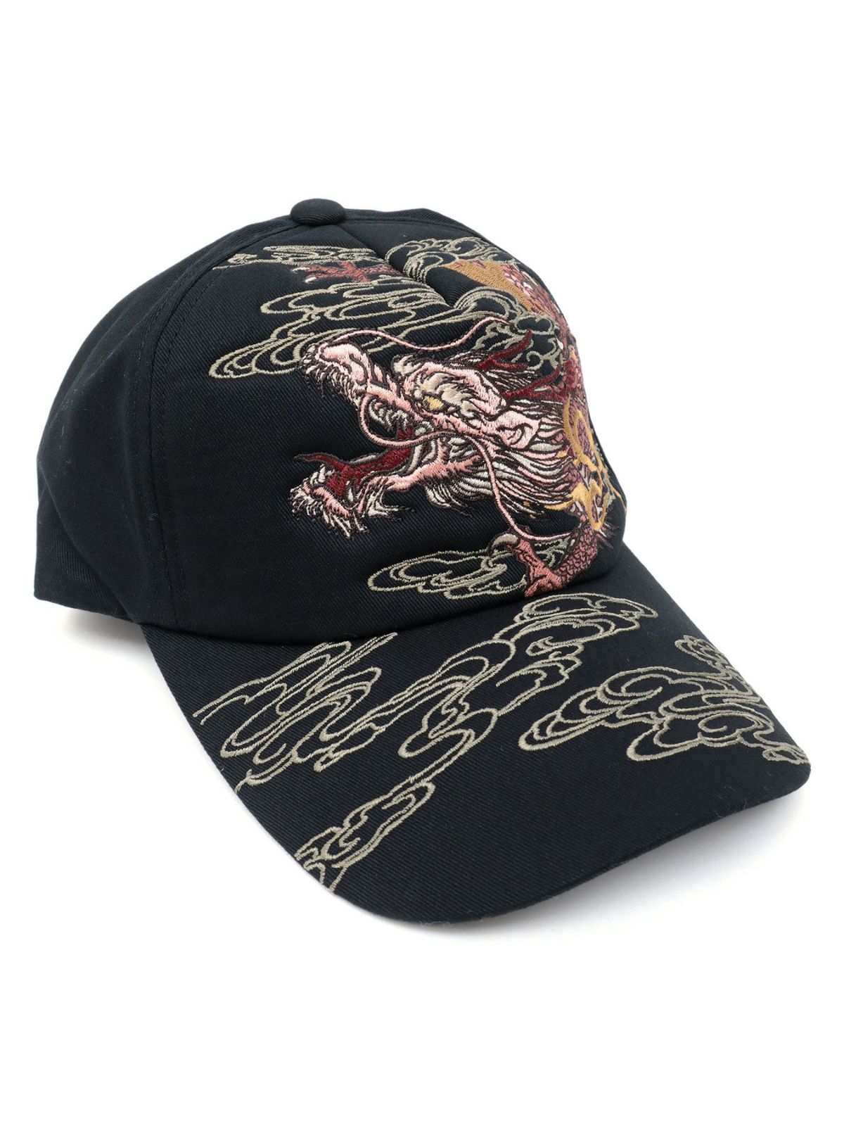 【絡繰魂】“龍／獅子”総刺繍ツイルキャップ