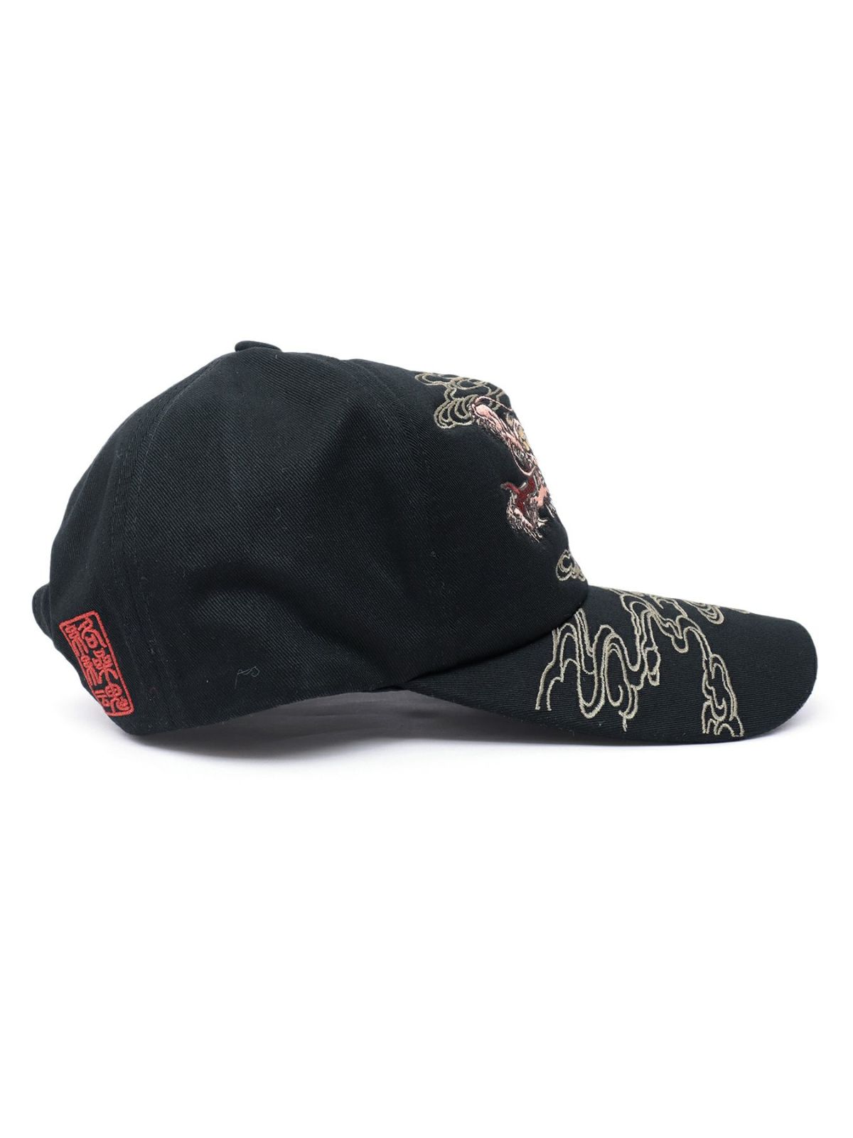 【絡繰魂】“龍／獅子”総刺繍ツイルキャップ