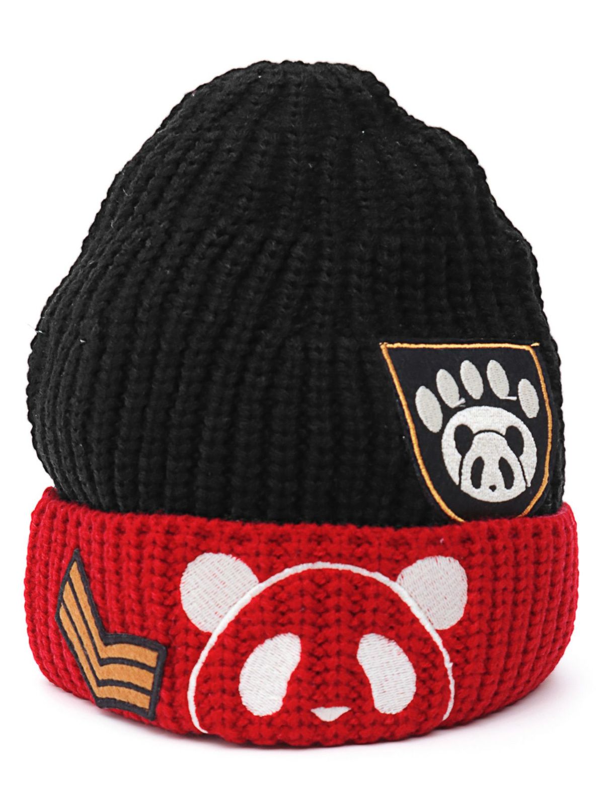 【PANDIESTA JAPAN】ミリタリーワッペンニットキャップ