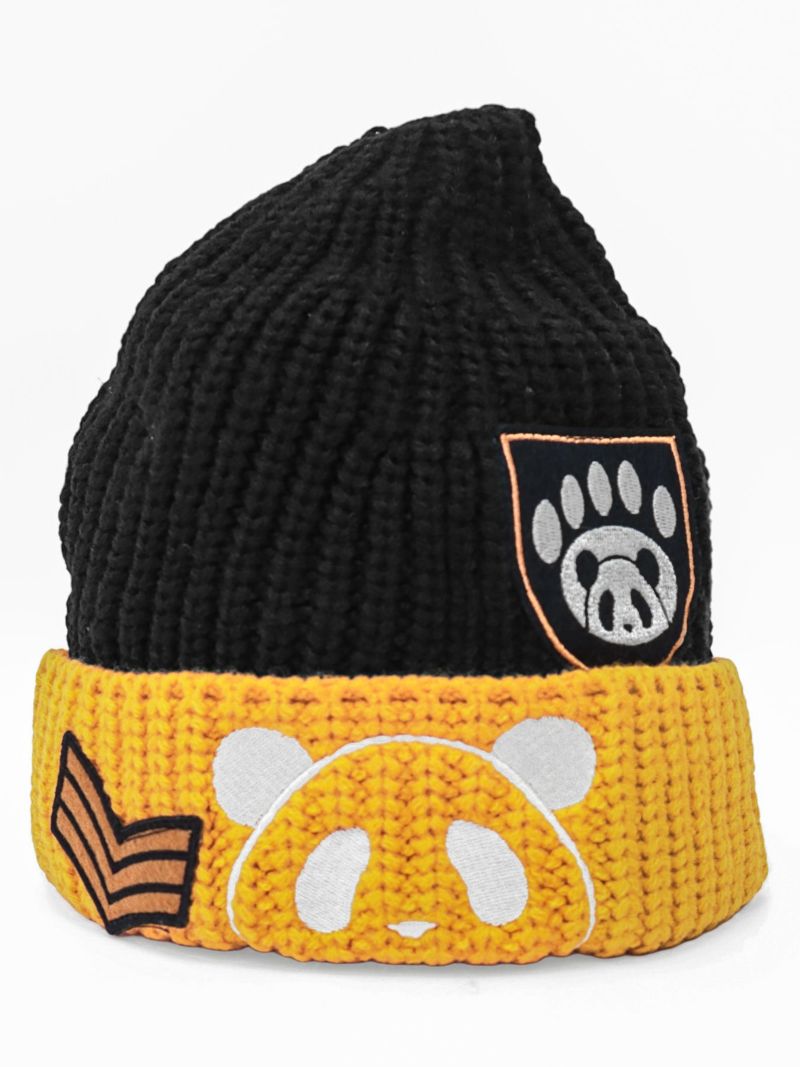 【PANDIESTA JAPAN】ミリタリーワッペンニットキャップ