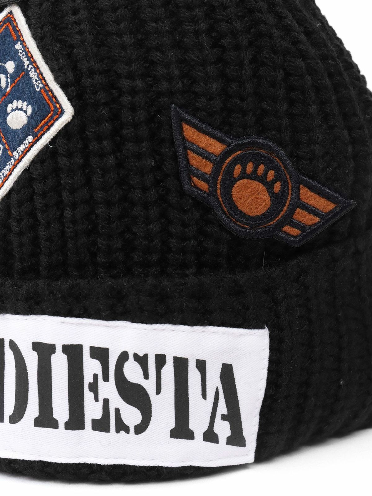 【PANDIESTA JAPAN】ミリタリーワッペンニットキャップ