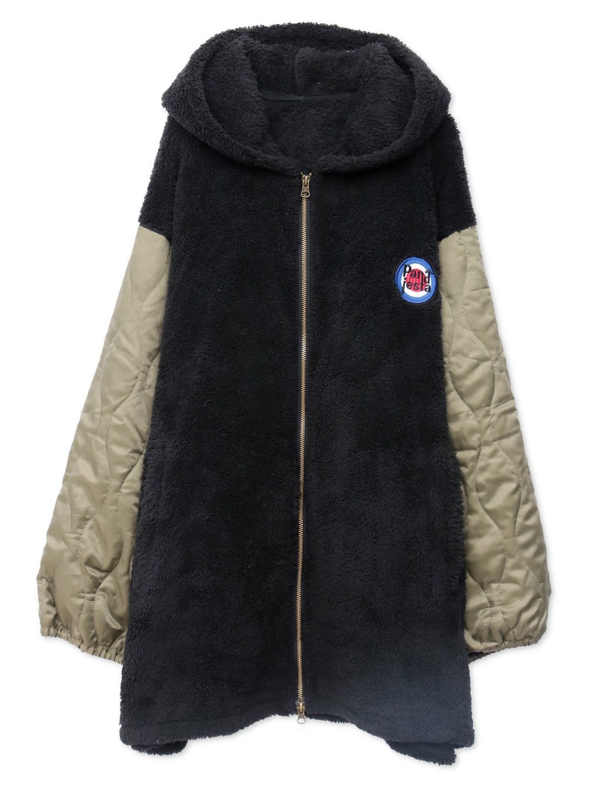 【PANDIESTA JAPAN】“スクーターパンダ”刺繍入り3WAYモッズコート