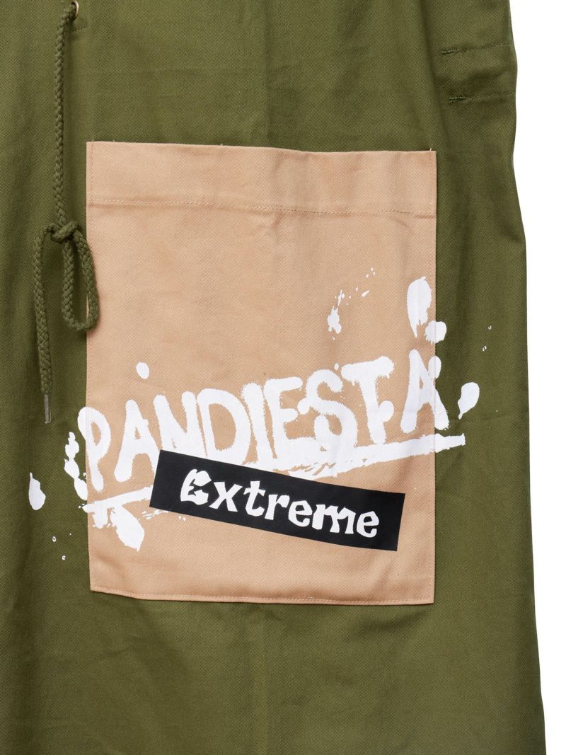 【PANDIESTA JAPAN】“スクーターパンダ”刺繍入り3WAYモッズコート