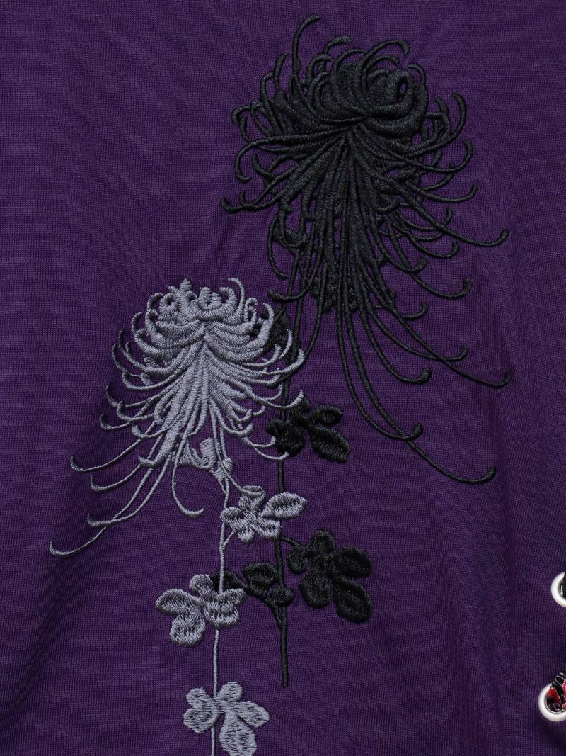 【雅結 -EN-】菊刺繍 ドレープロンT