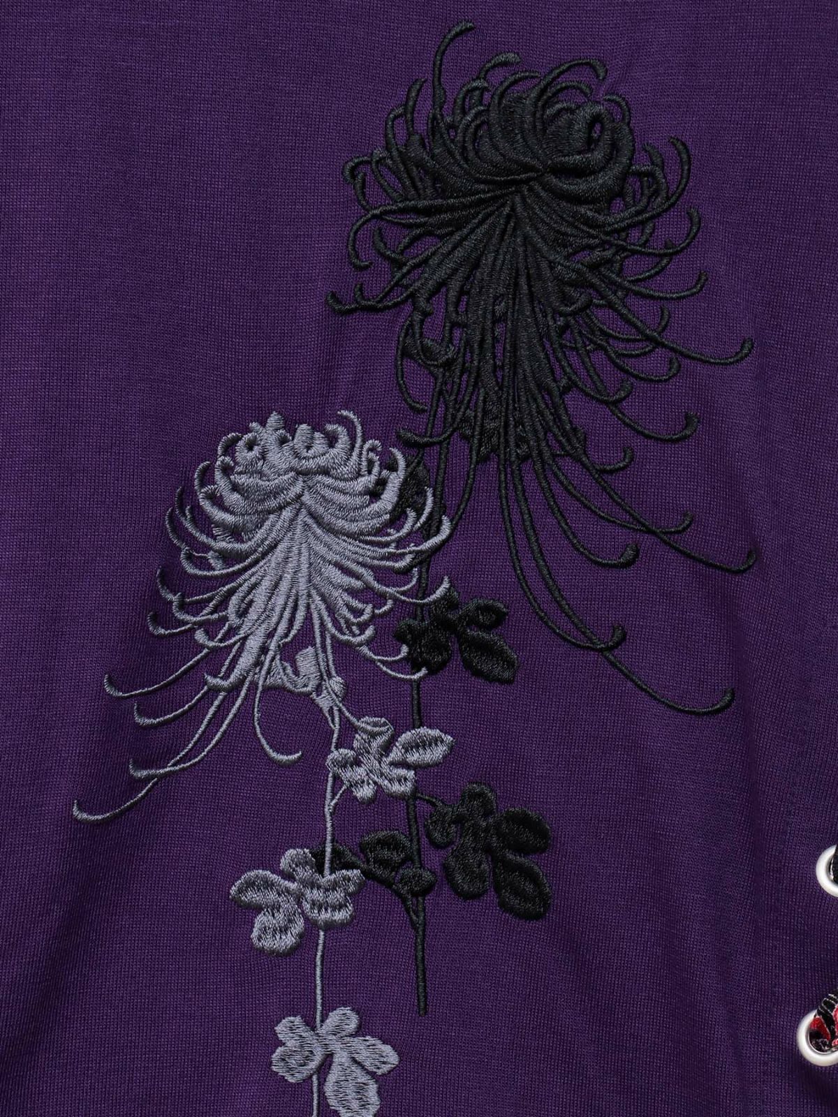 【雅結 -EN-】菊刺繍 ドレープロンT