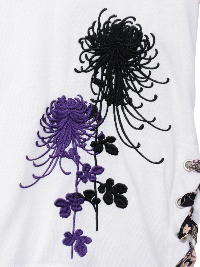 【雅結 -EN-】菊刺繍 ドレープロンT