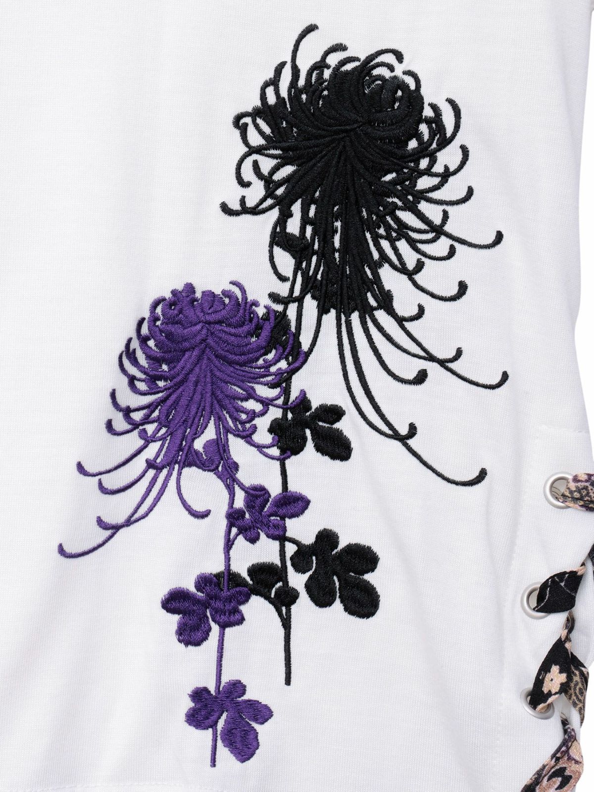 【雅結 -EN-】菊刺繍 ドレープロンT